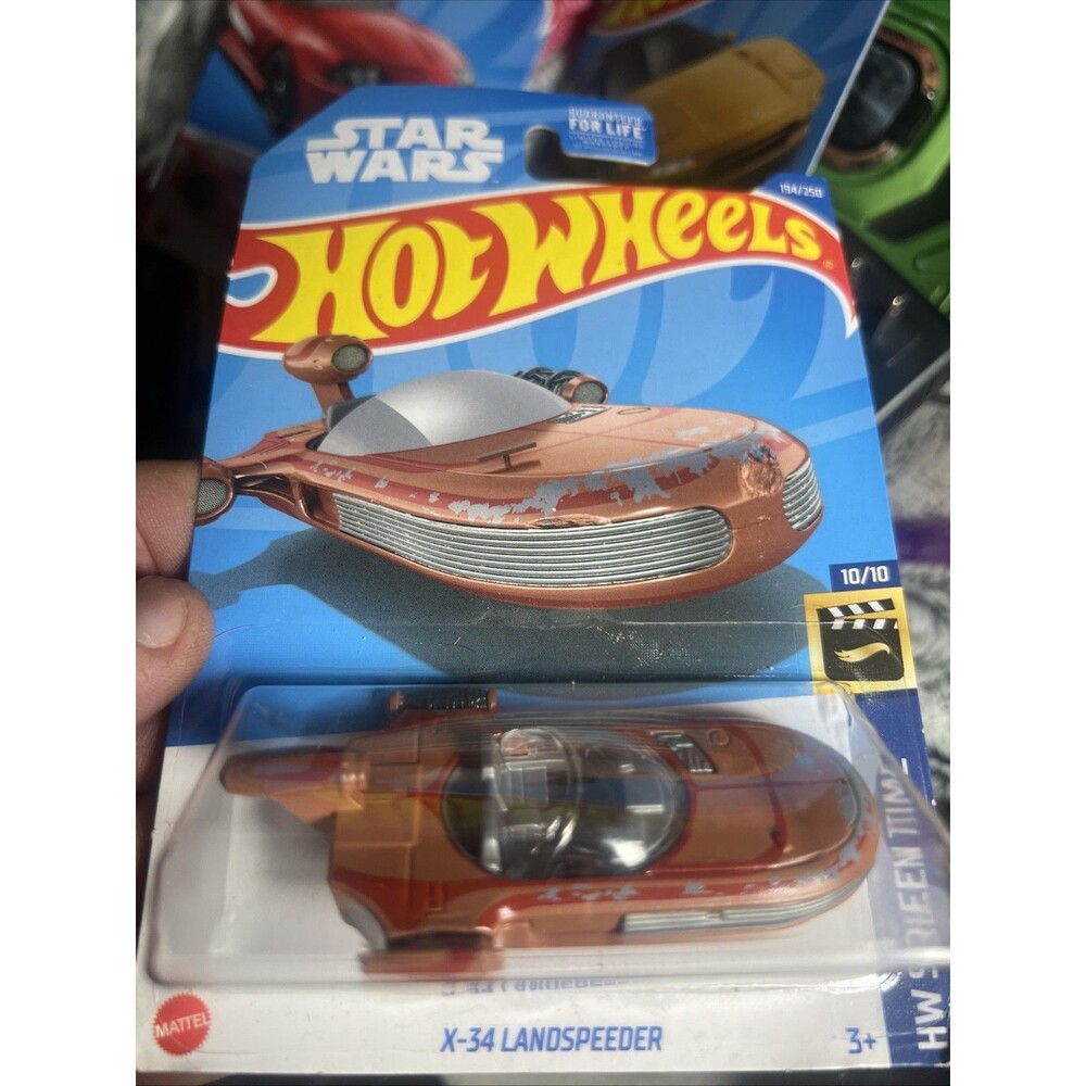 Hot Wheels X-34 Landspeeder Brown Star Wars HW Screen Time Diecast 1:64 Toy Car